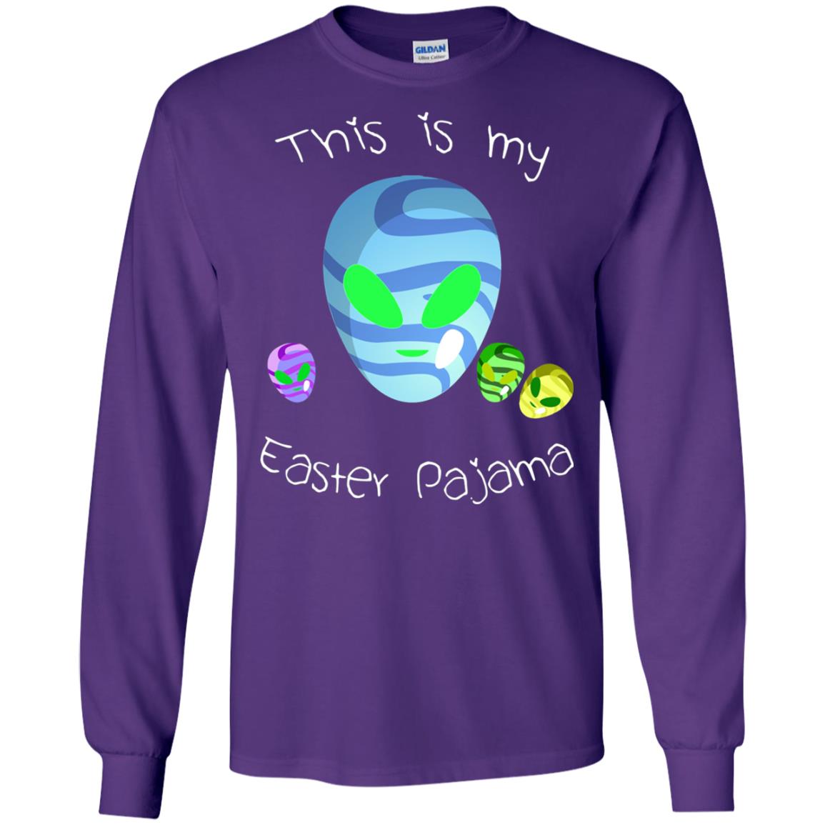 Easter Pajama Alien Shirt Purple