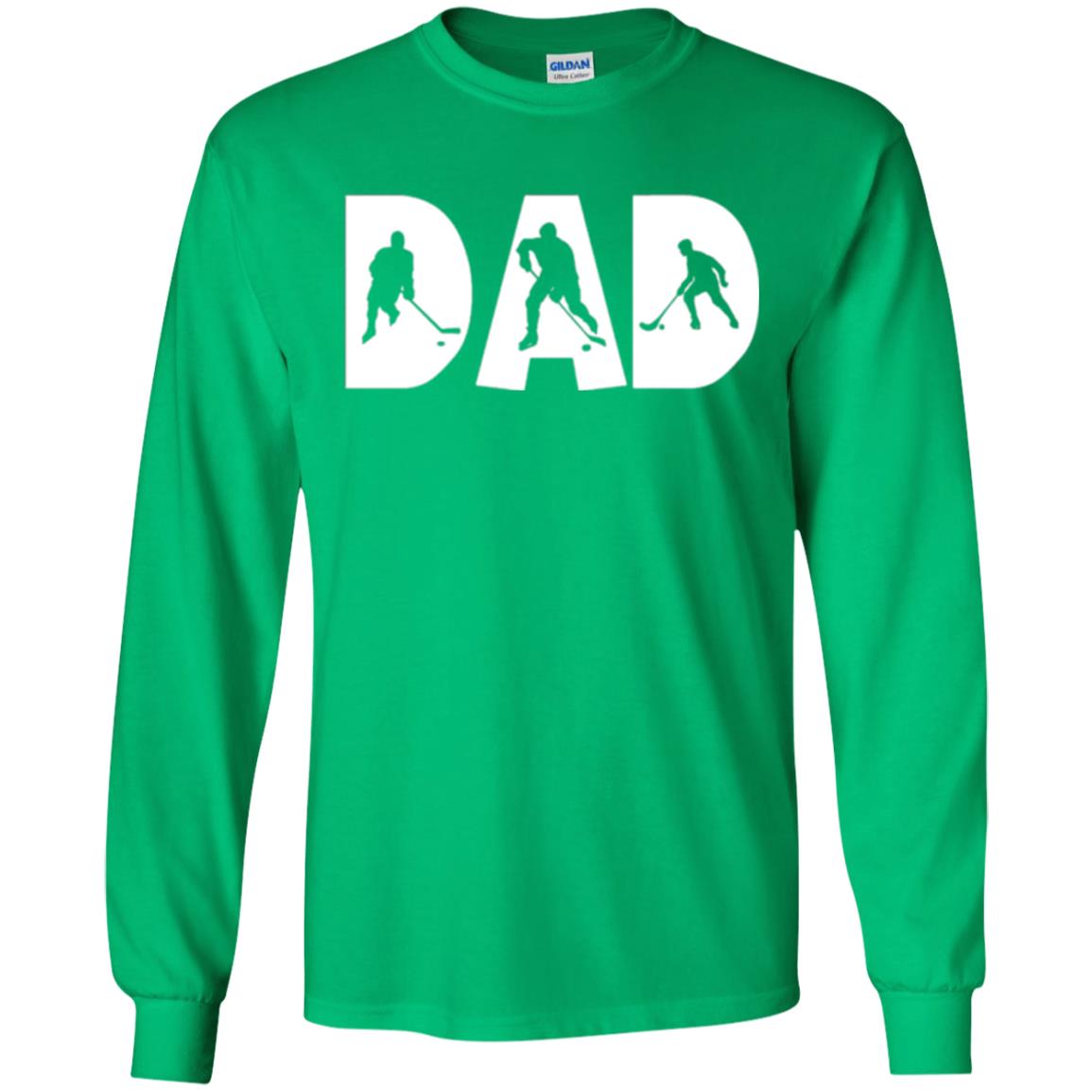 Daddy T-shirt Hockey Lover Irish Green