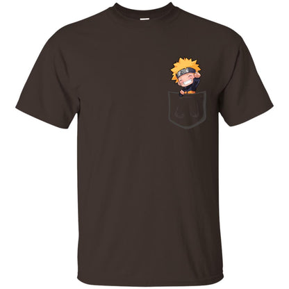 Naruto In Pocket Shirt Dark Chocolate