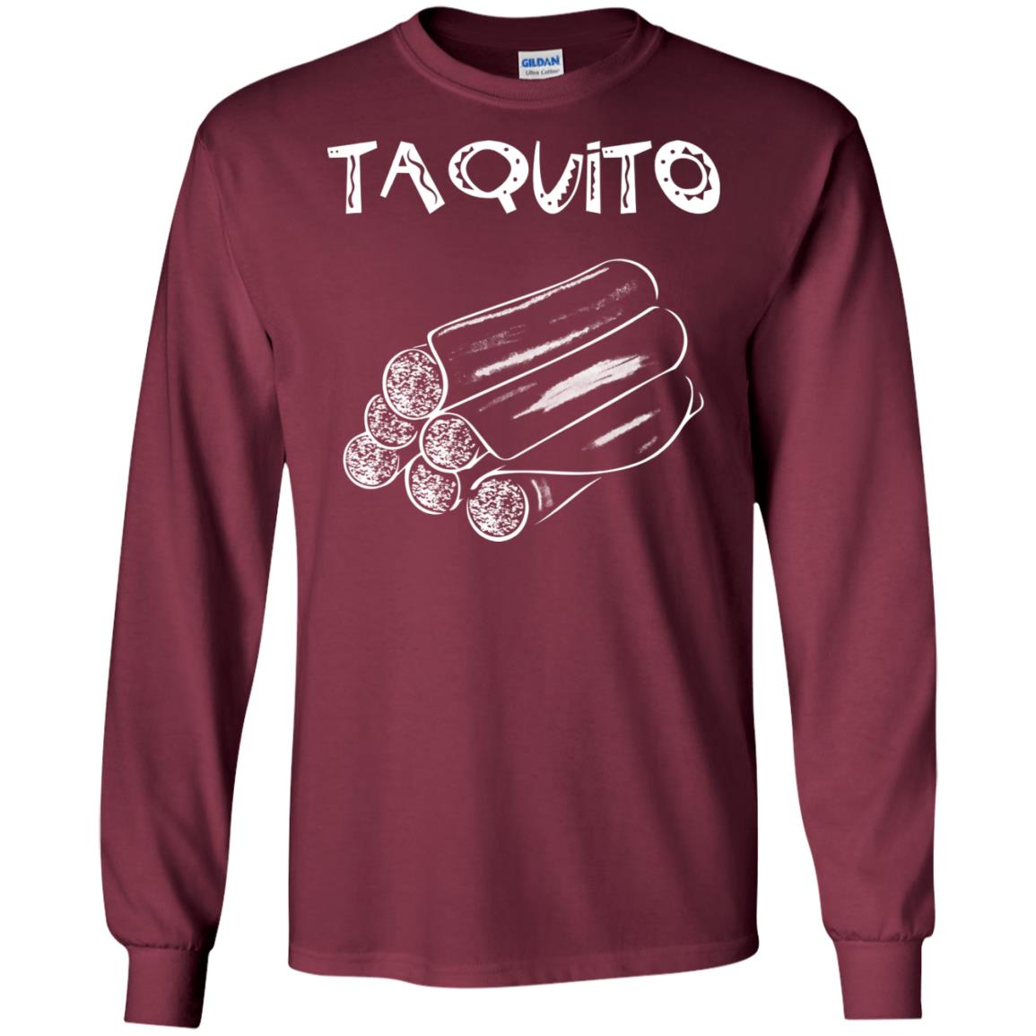 Taquito Shirt For Mens Womens Maroon