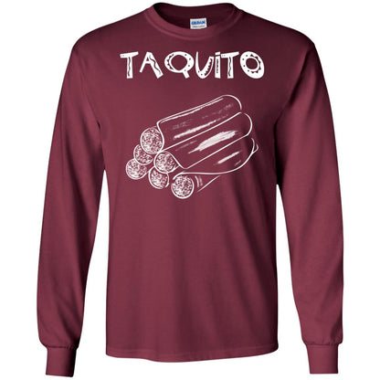 Taquito Shirt For Mens Womens Maroon