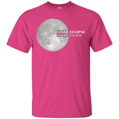 Eclipse January 31st 2018 Total Lunar Eclipse Shirts Heliconia