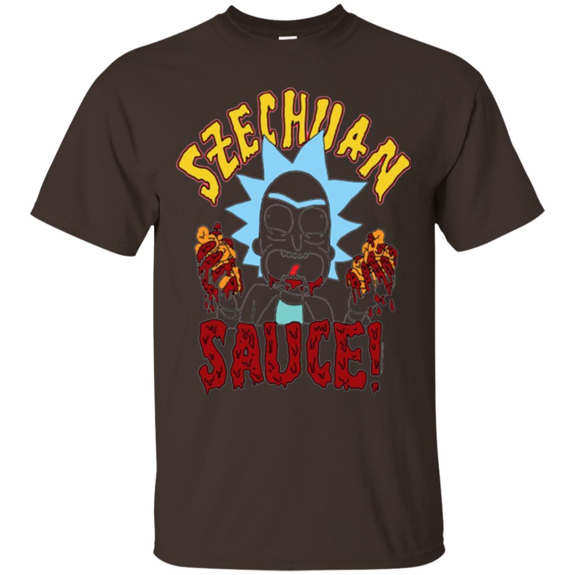 Film T-shirt Szechuan Sauce T-shirt Dark Chocolate