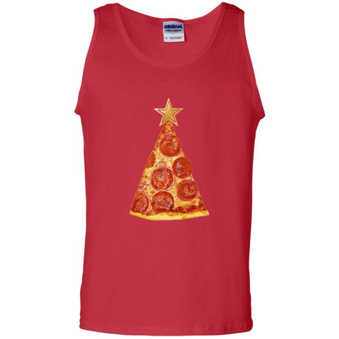 Merry Christmas T-shirt Pizza Slice Christmas Tree