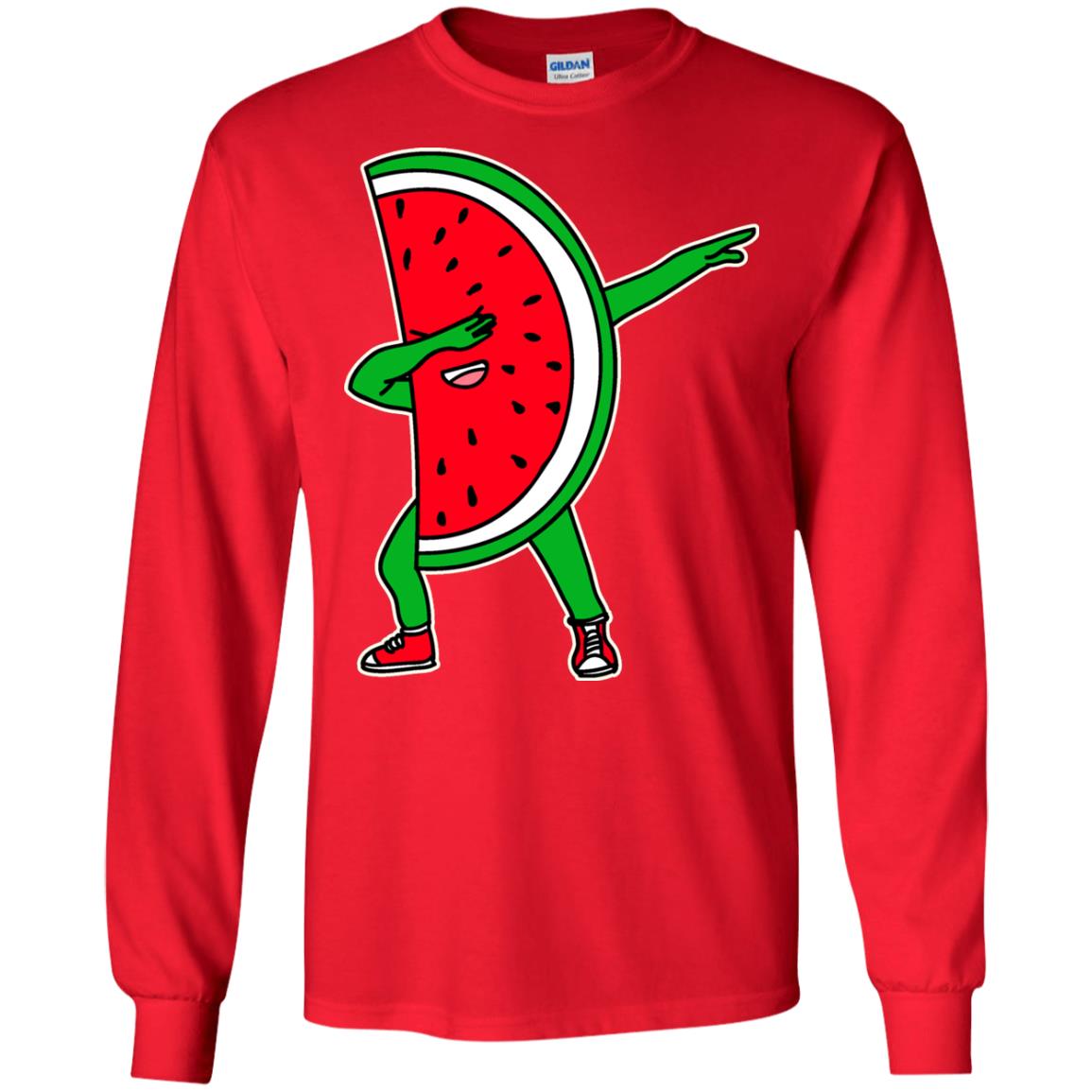 Dabbing Watermelon Shirt Red