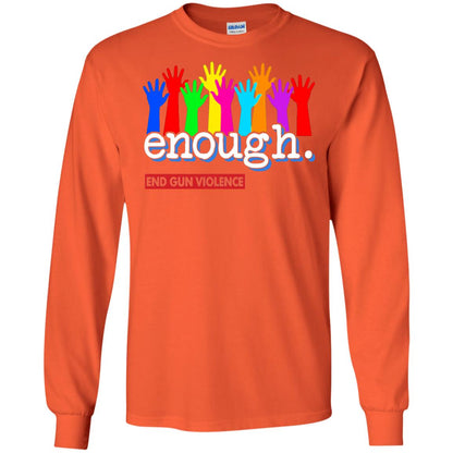 End Gun Violence Enough Gun Control T-shirt Orange