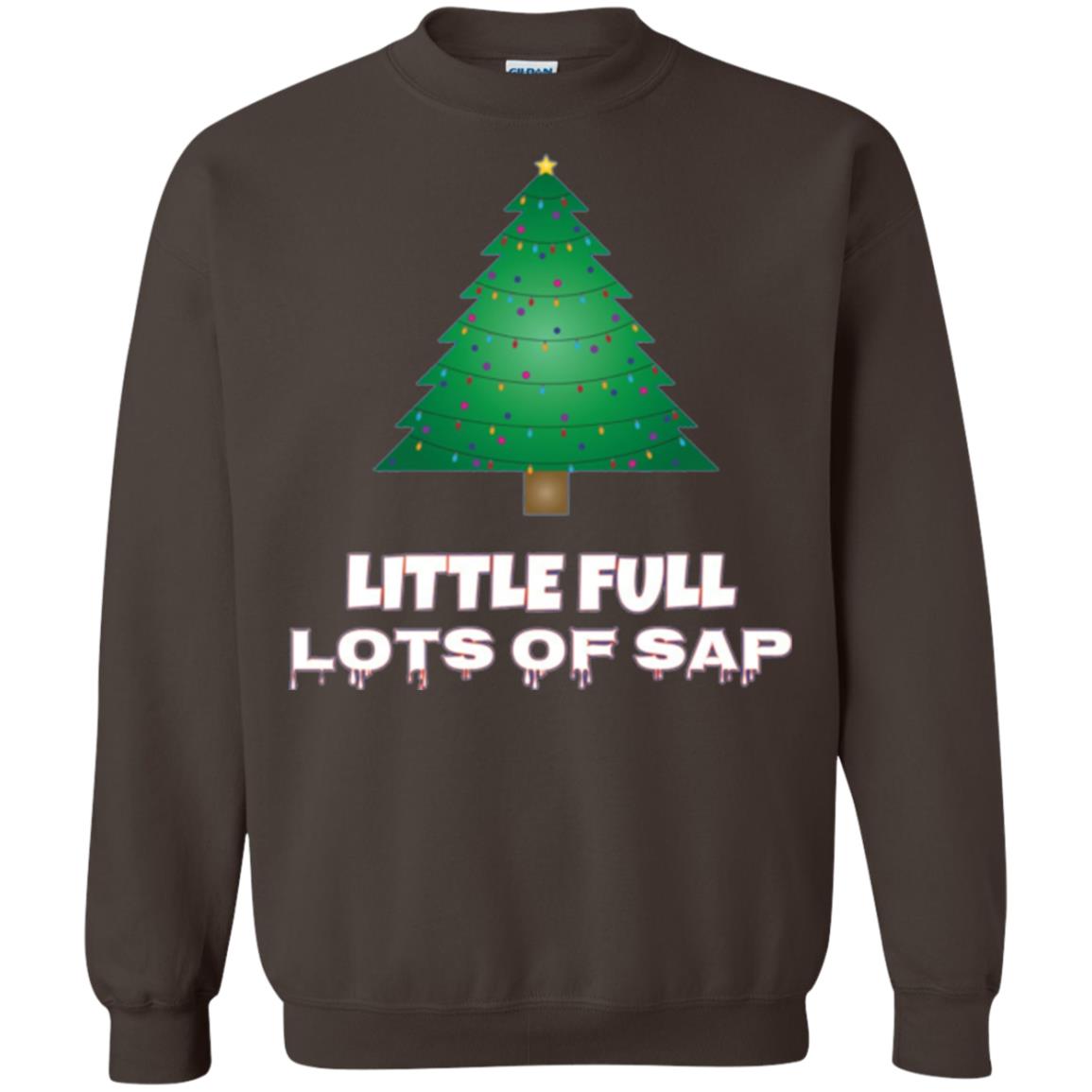 Christmas T-shirt Little Full Lots Of Sap Dark Chocolate