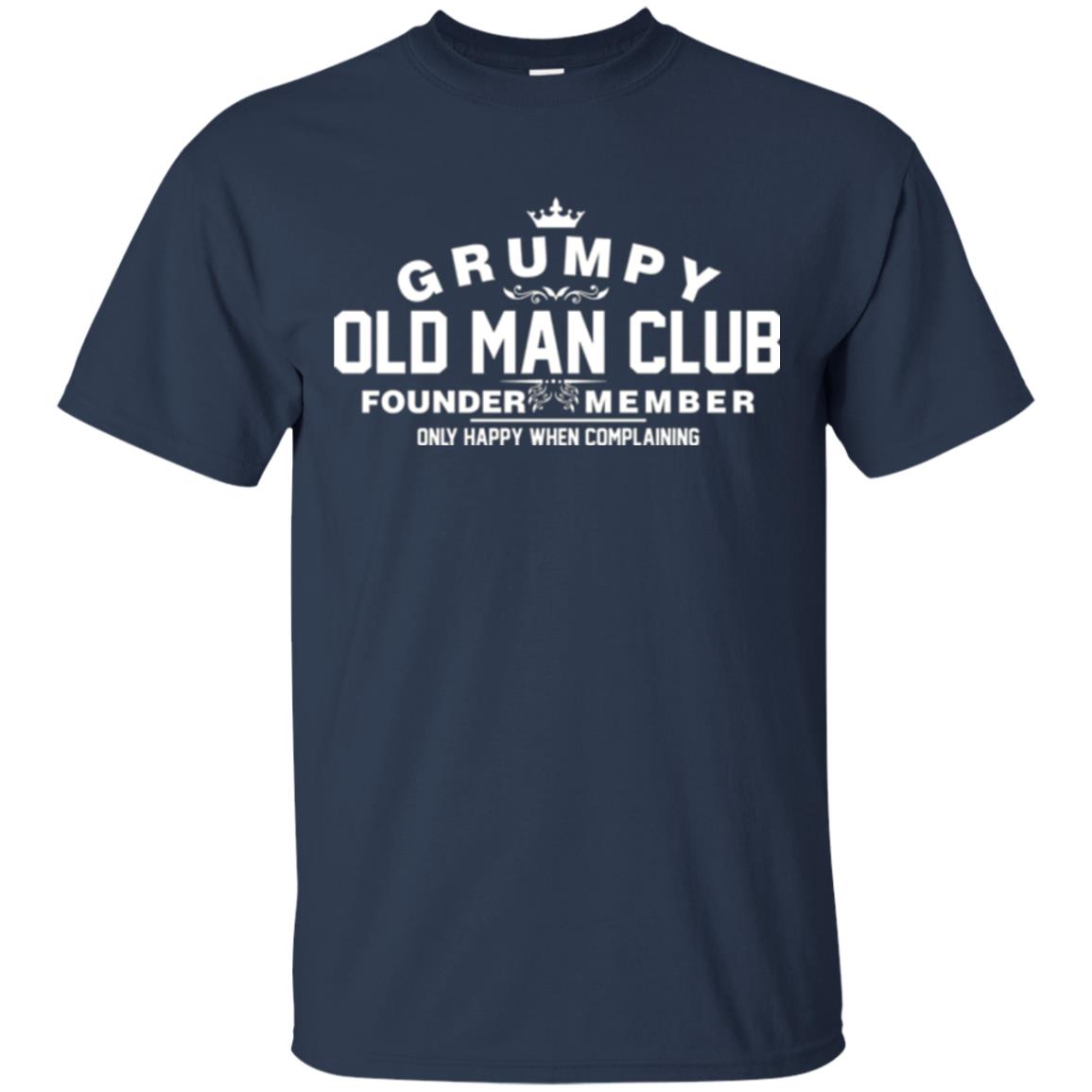 Grumpy Old Man Club Founder Member T-shirt Navy