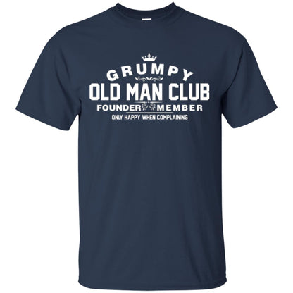 Grumpy Old Man Club Founder Member T-shirt Navy