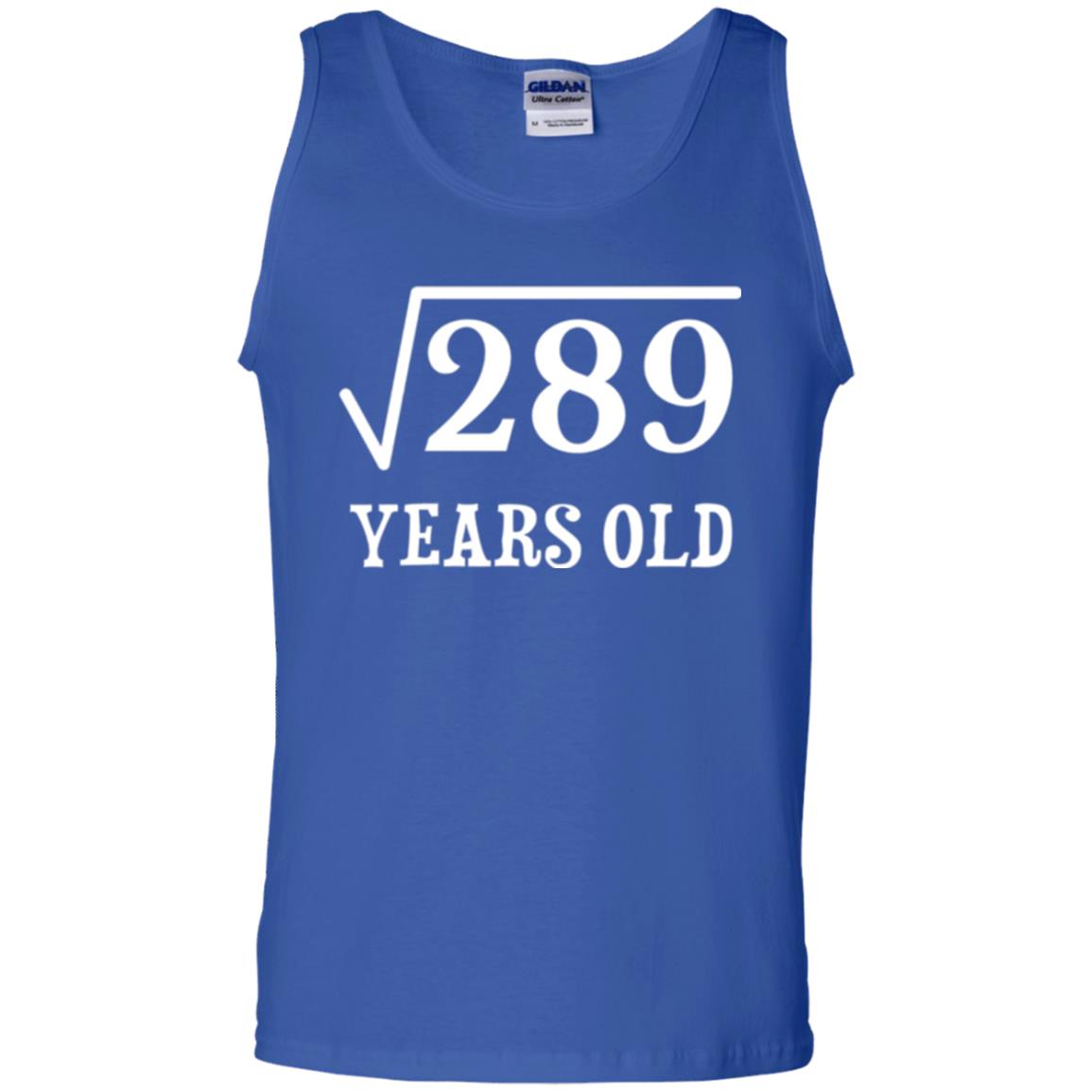 Brithday T-shirt Square Root Of 289 Royal