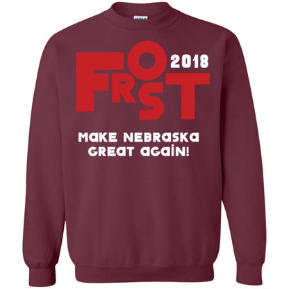 Frost 2018 Make Nebraska Great Again T-shirt Maroon