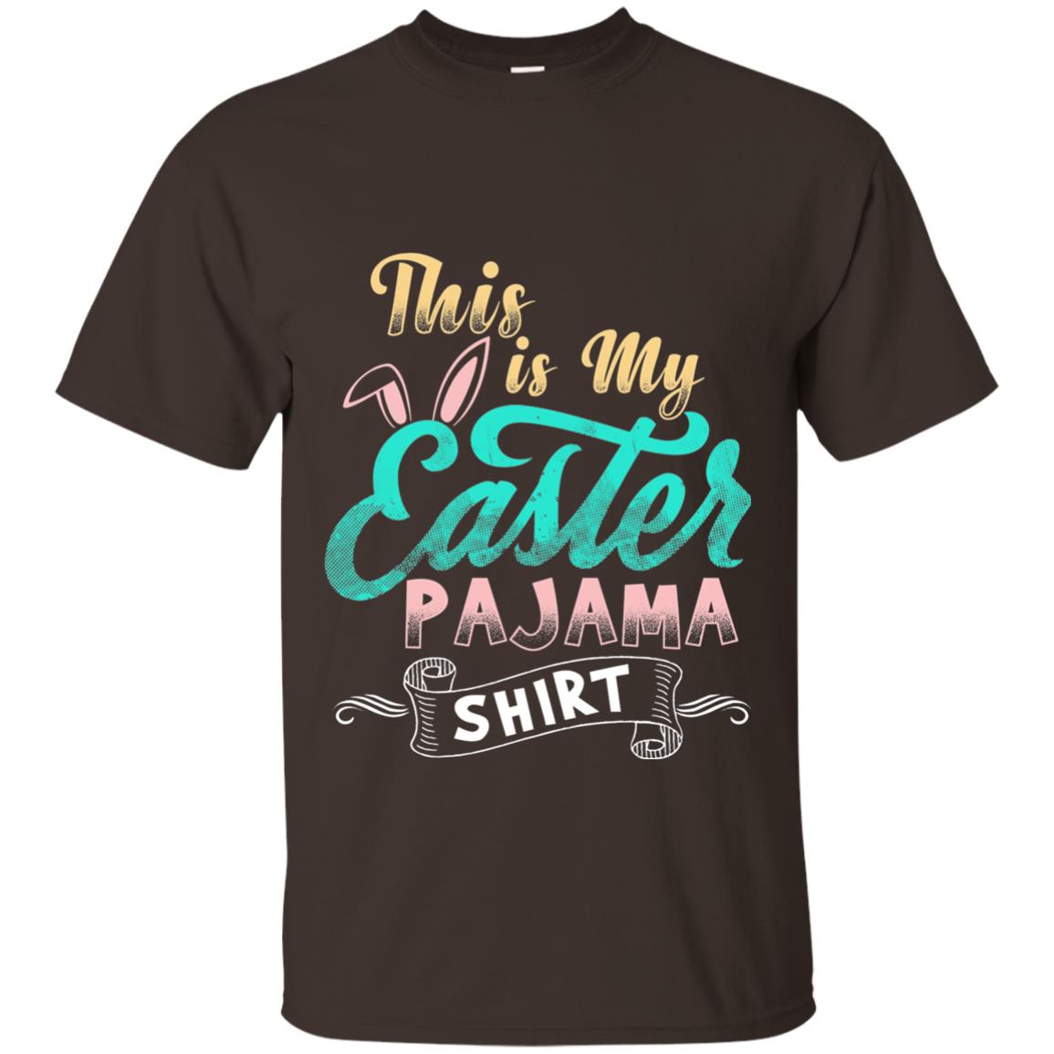 Easter T-shirt This Is Easter Pajama Shirt Dark Chocolate