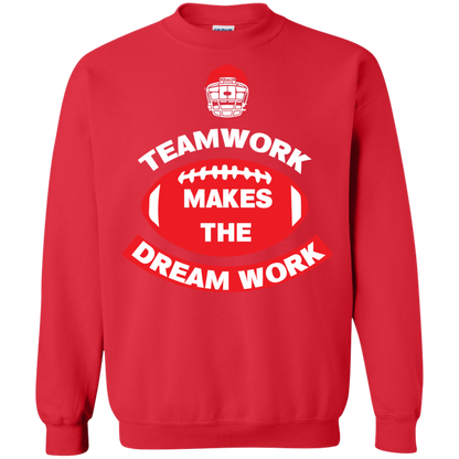 Football T-shirt TeamWork Makes The Dreamwork Red