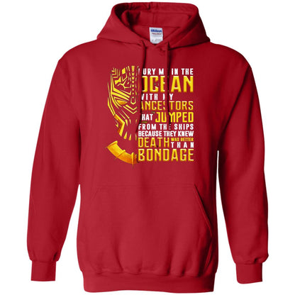 Bury Me In The Ocean With My Ancestors That Jumped Movie Lover T-shirt Red