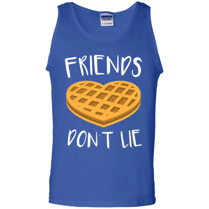 Funny Waffle T-shirt Friends Don_t Lie Royal