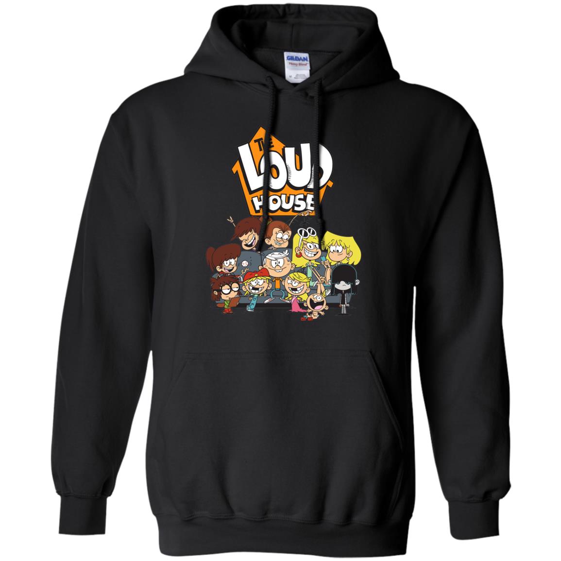 Nickelodeon The Loud House Character T-shirt Black
