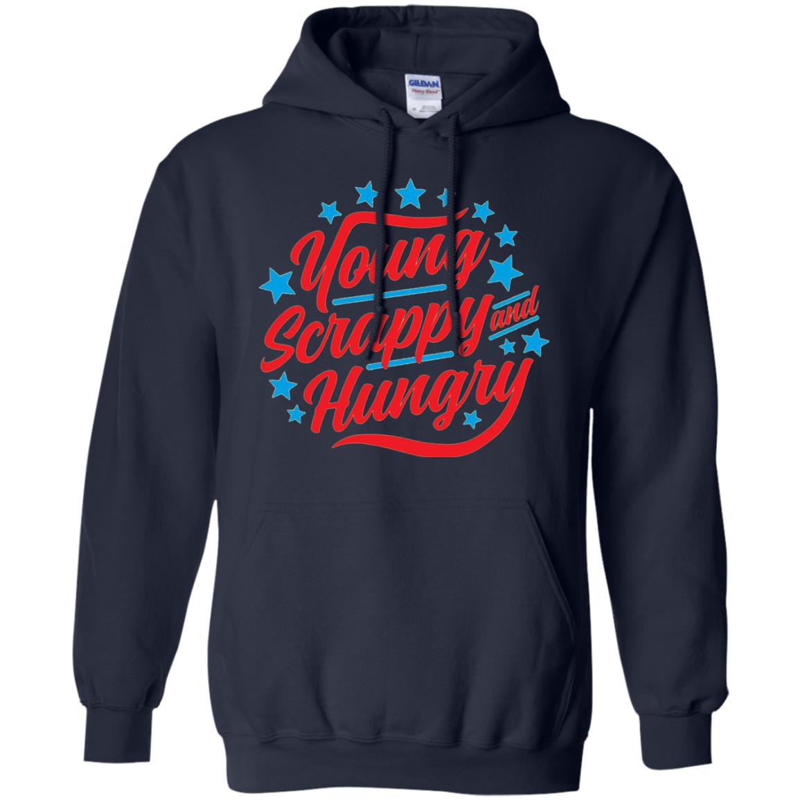 Hamilton T-shirt Young Scrappy And Hungry Navy