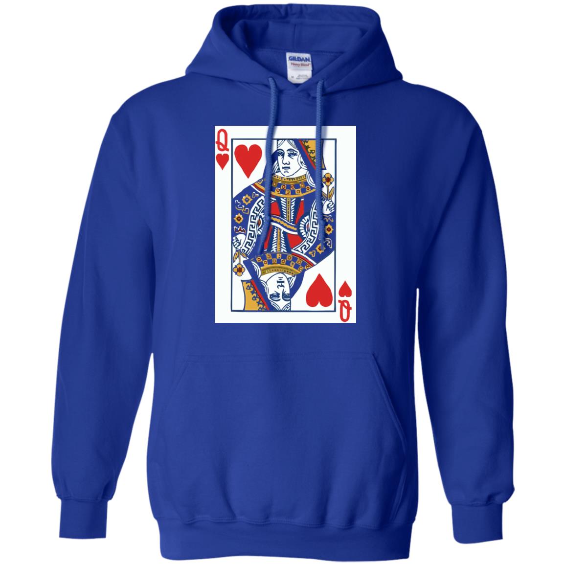Valentines Day T-shirt Queen Of Hearts Cards Couple Royal