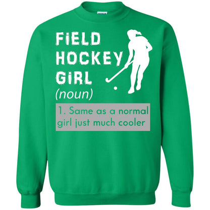 Field Hockey Girl Hockey Lover T-shirt Irish Green