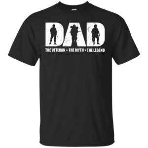 The Veteran. The Myth. The Legend Fathers Day T-shirt