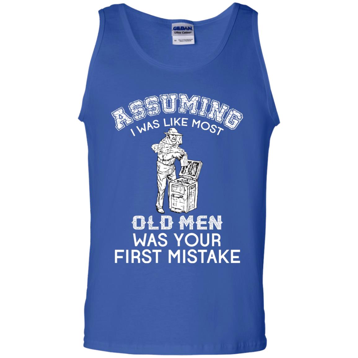 Assuming I Was Like Most Old Men Beekeeper T-shirt Royal
