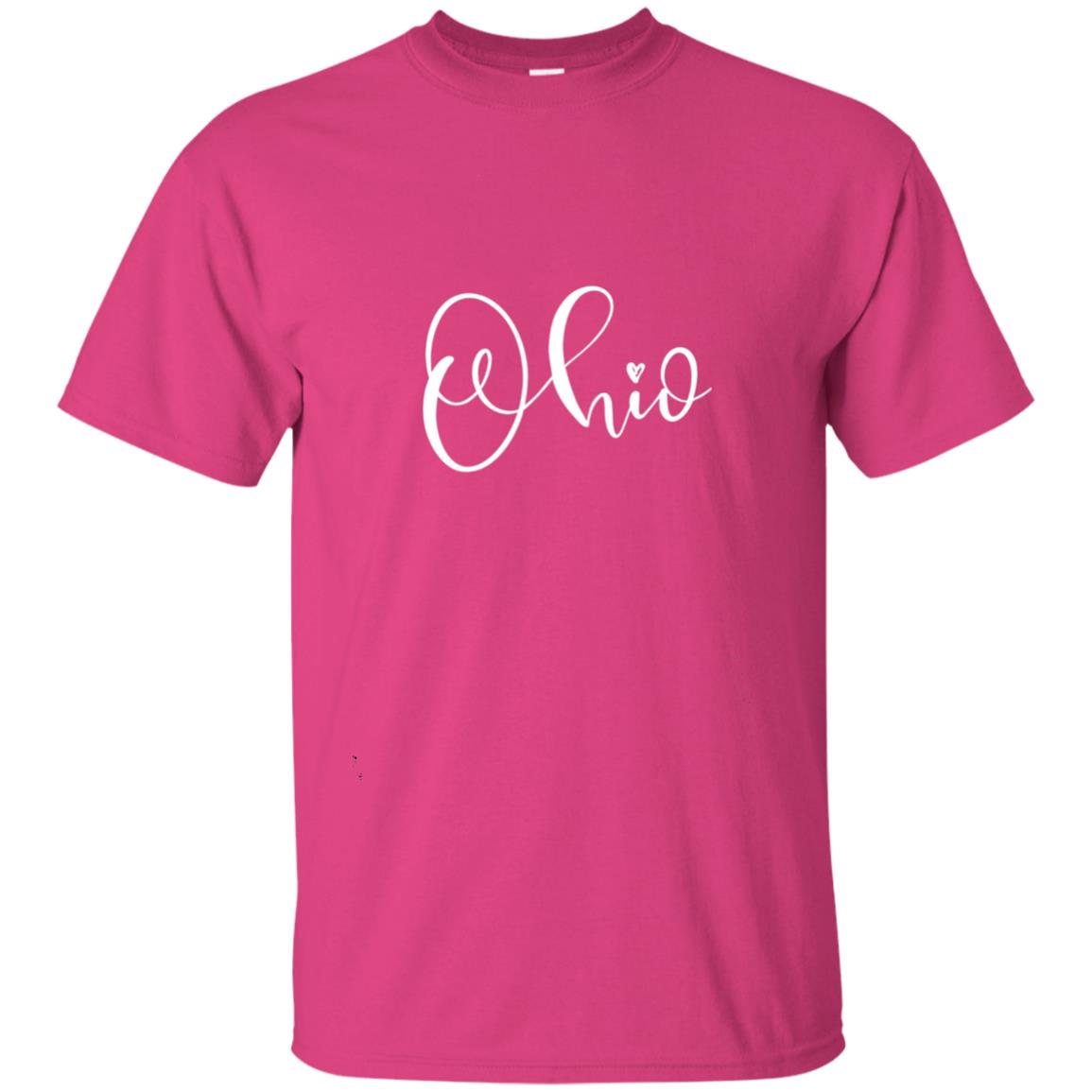 Ohio Calligraphy Art Typography Shirt Heliconia