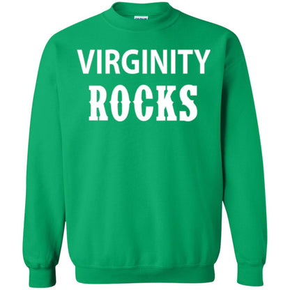 Virginity Rocks T-shirt Irish Green