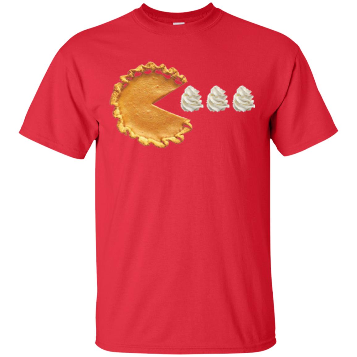 Pumpkin Pie Thanksgiving T-shirt Red