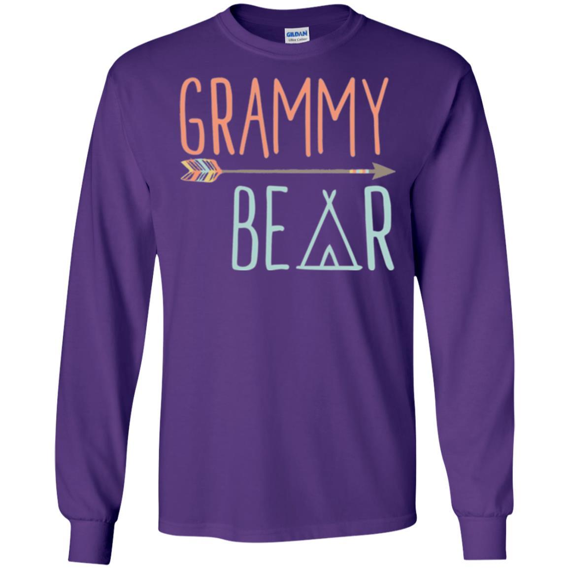Bear Lover T-shirt Grammy Bear T-shirt Purple