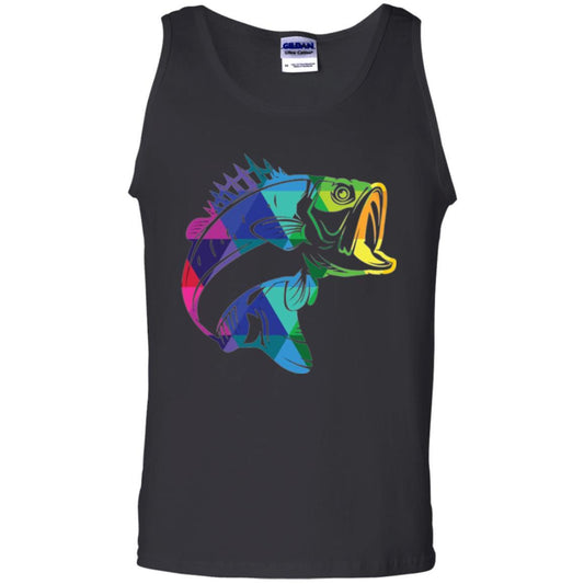 Fisherman T-shirt Fish For Bass Black