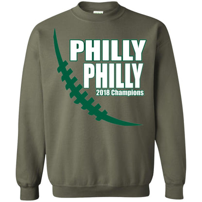 Football Lover T-shirt Philly Philly 2018 Championship Military Green