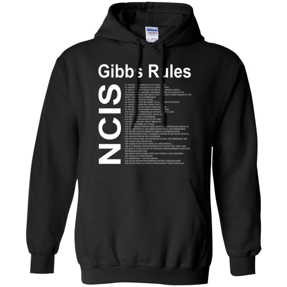 Gibbs Rules T-shirt Black
