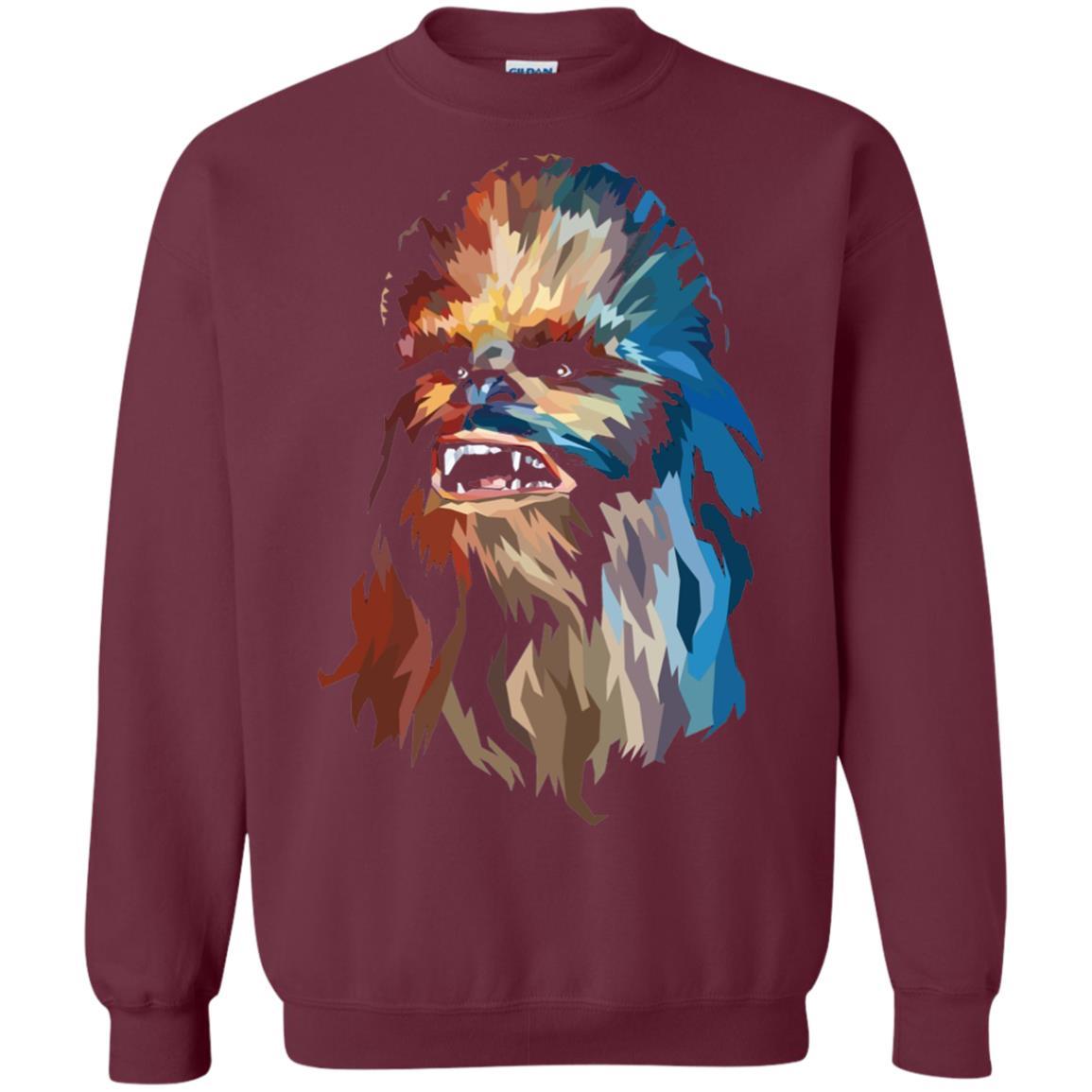 Chewbacca Art T-shirt Maroon