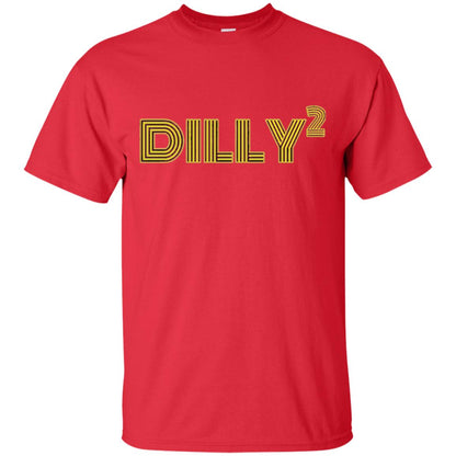 Christmas T-shirt Dilly Squared Red