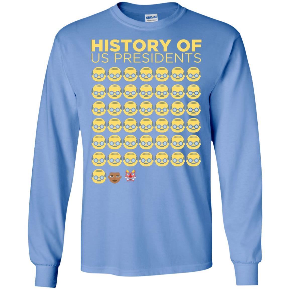 Anti Trump T-shirt History Of Us Presidents Carolina Blue