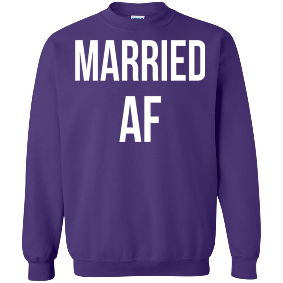 Married Af Funny T-shirt Purple
