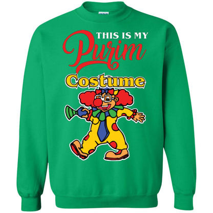 Purim Day T-shirt This Is My Purim Costume Irish Green