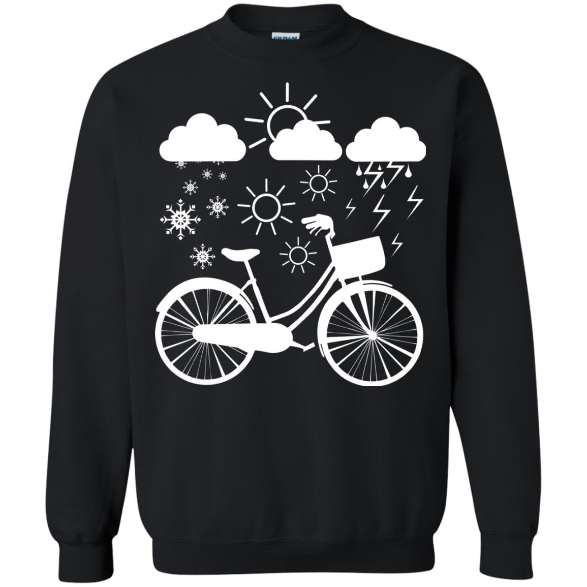 Bicycle All Weather Cyclist T-shirt For Bicycle Lover