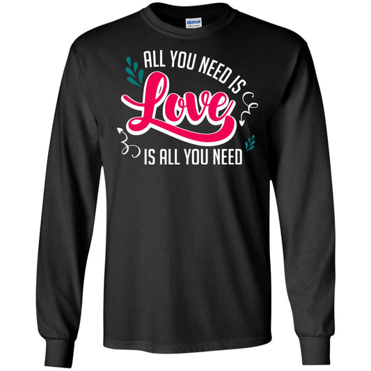 All You Need Is Love T-shirt Black