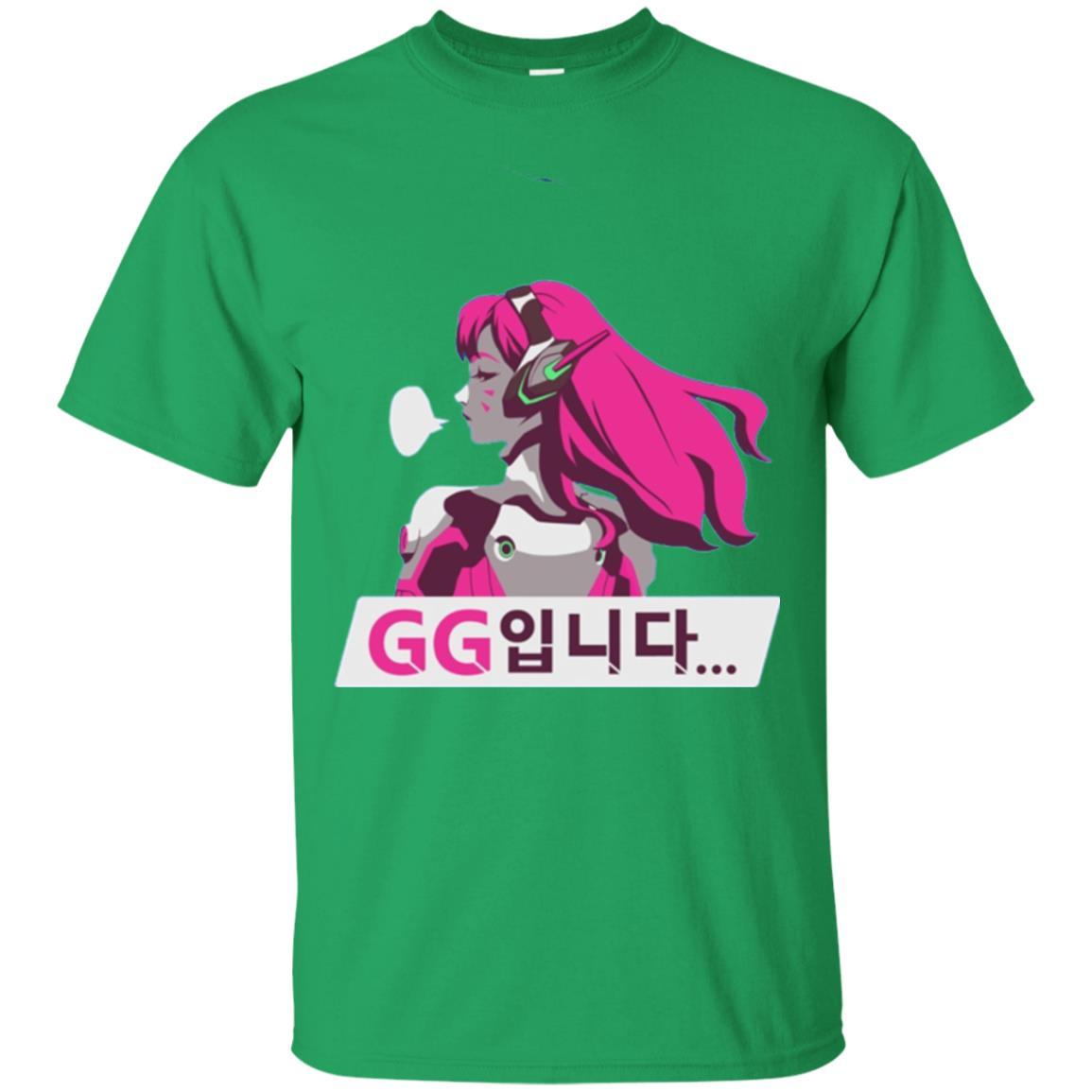 Overwatch D. Va Gg Spray T-shirt Irish Green