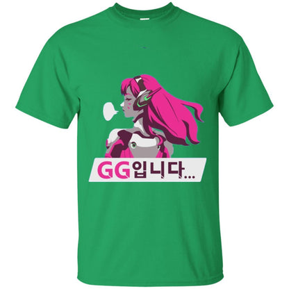 Overwatch D. Va Gg Spray T-shirt Irish Green