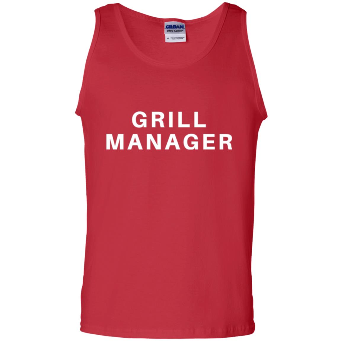 Cooking T-shirt Grill Manager Red