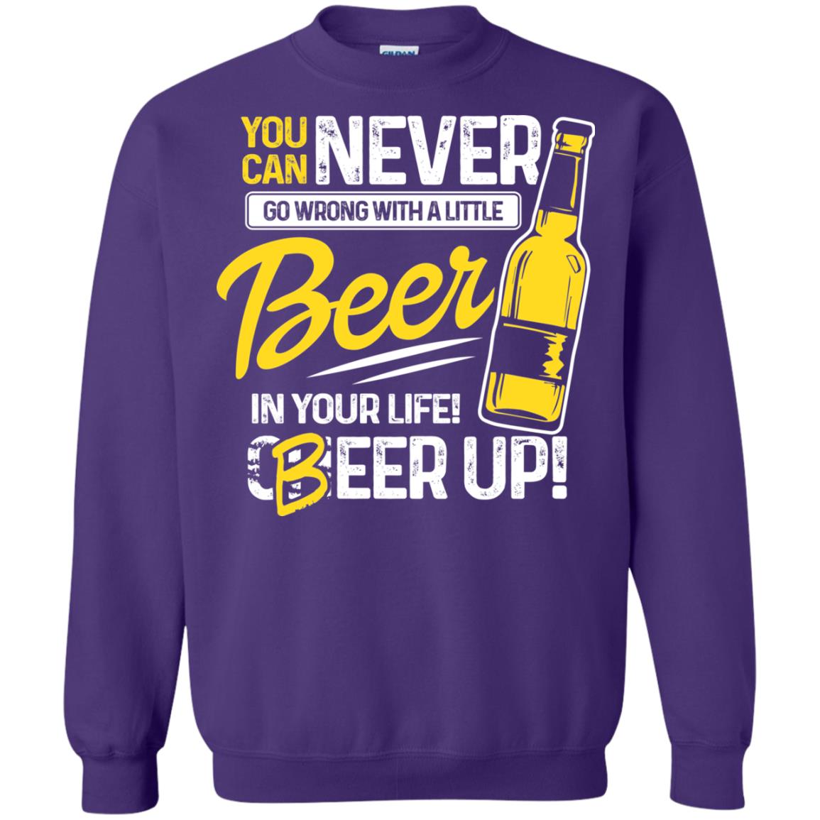 You Can Never Go Wrong With A Little Beer In Your Life Rock On Everyone Purple