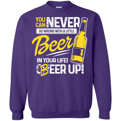 You Can Never Go Wrong With A Little Beer In Your Life Rock On Everyone Purple