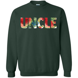 Uncle Watermelon Funny Summer Melon Fruit Shirt For UncleG180 Gildan Crewneck Pullover Sweatshirt 8 oz.