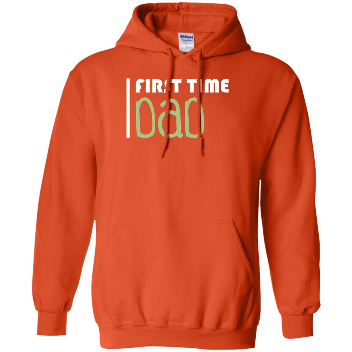 First Time Dad New Dad Shirt Orange