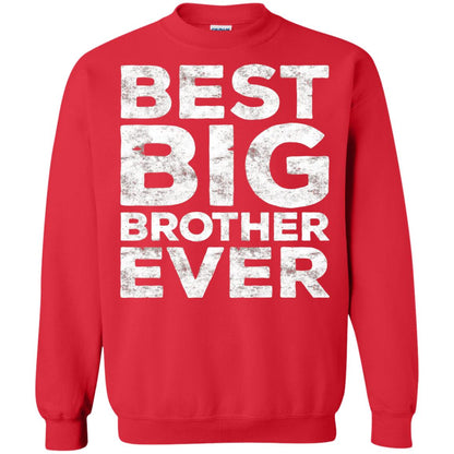 Best Big Brother Ever Family T-shirt Red