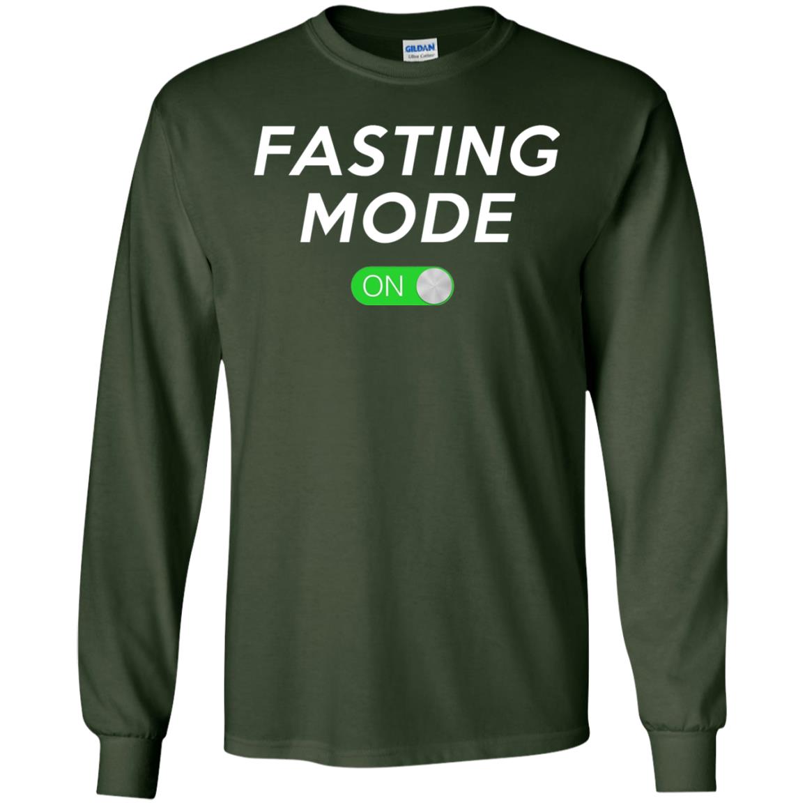 Funny Ramadan Fasting Mode On Shirt Forest Green