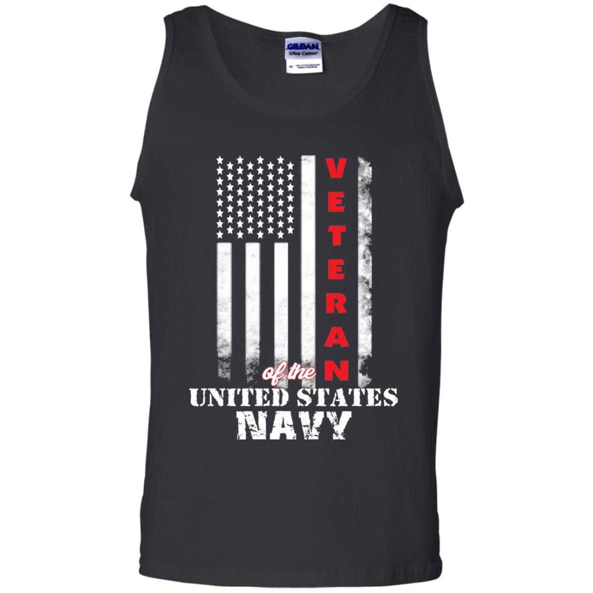 Armed Forces Us Navy Vintage Veteran T-shirt Black