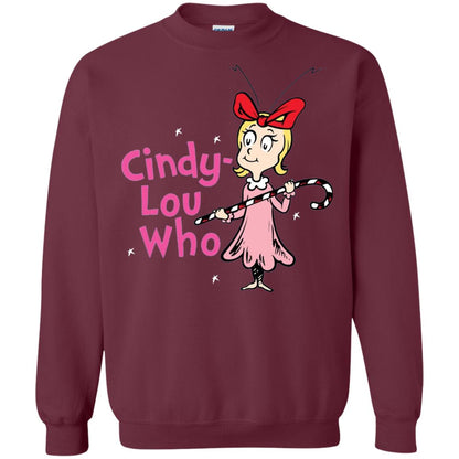 Dr. Seuss Cindy-lou Who T-shirt Maroon
